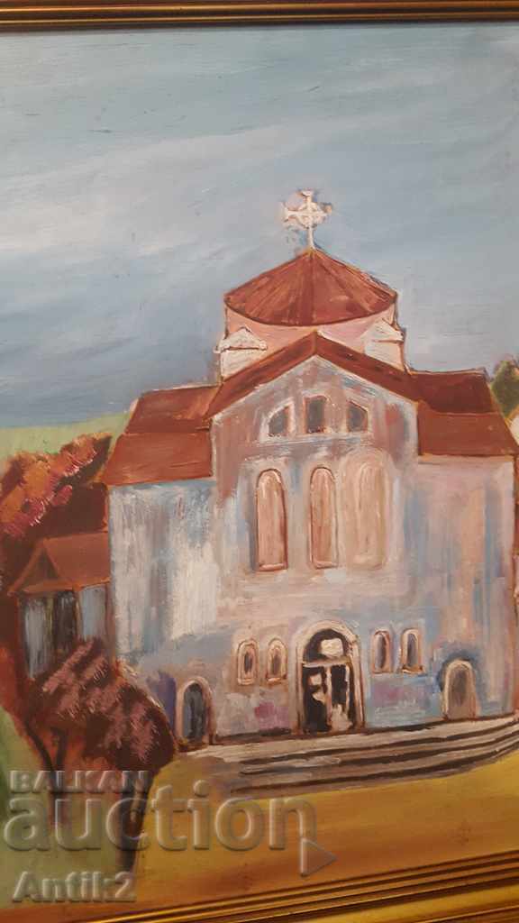 Picture Oil on Fazer 90x63cm Εκκλησίες Al. Nevski και St. Sofia με τιμή 650.00 BGN | € 332.34 Picture Oil on Fazer 90x63cm Εκκλησίες Al. Nevski και St. Sofia με τιμή 650.00 BGN | € 332.34