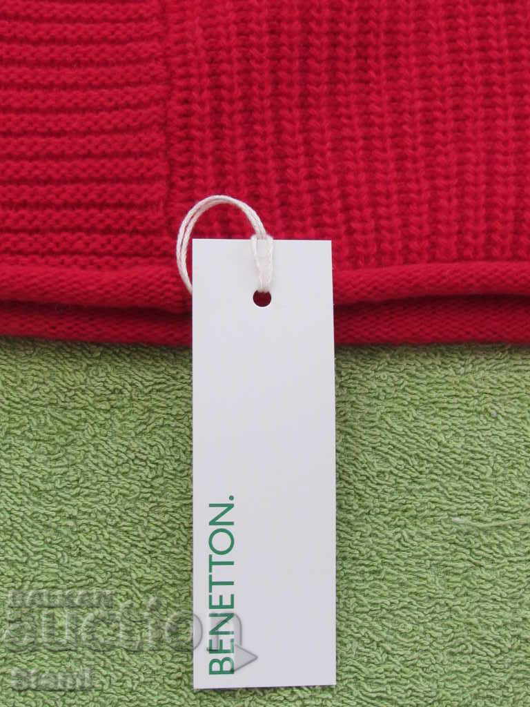 Licitație Pălărie pentru femei United Colors of Benetton-culoare roșu vișiniu Licitație Pălărie pentru femei United Colors of Benetton-culoare roșu vișiniu