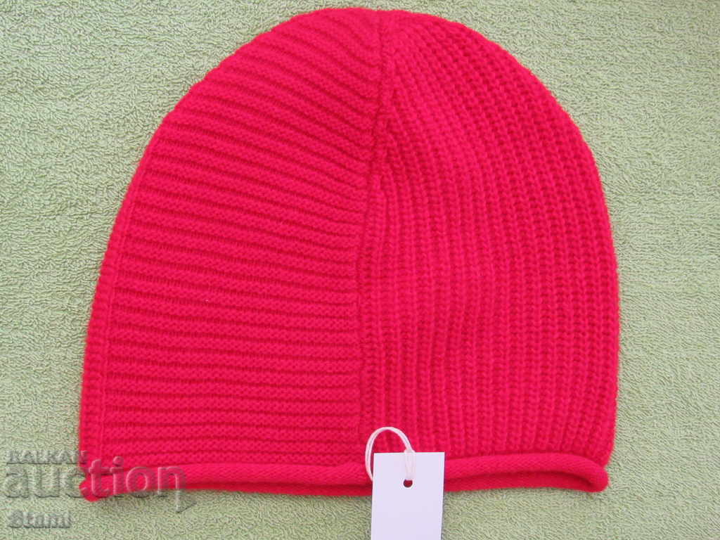 Pălărie pentru femei United Colors of Benetton-culoare roșu vișiniu
