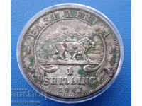 British East Africa 1 Shilling 1941 Silver Rare