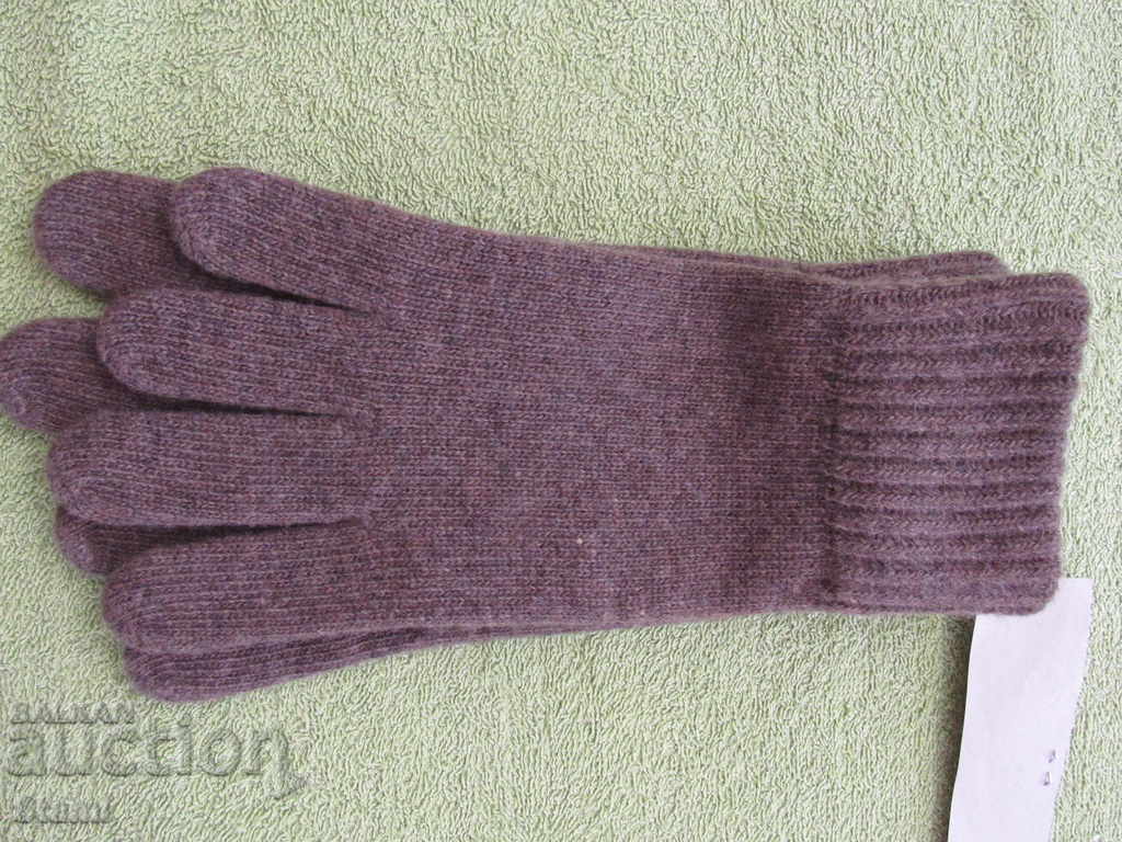 Πολυτελή κομψά γάντια United Colors of Benetton-brown