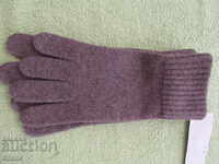 Πολυτελή κομψά γάντια United Colors of Benetton-brown