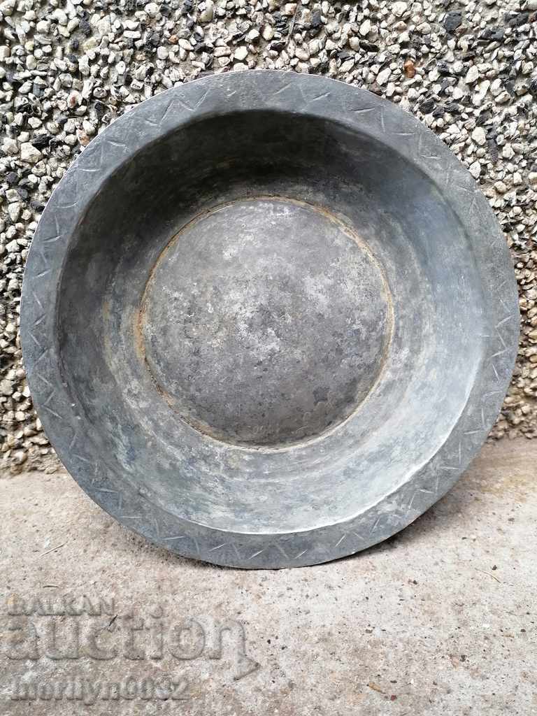 Βουλγαρικό χαλκό σαχάν, μπολ, πλάκα, χαλκό, χαλκό δοχείο - 5 Βουλγαρικό χαλκό σαχάν, μπολ, πλάκα, χαλκό, χαλκό δοχείο - 5