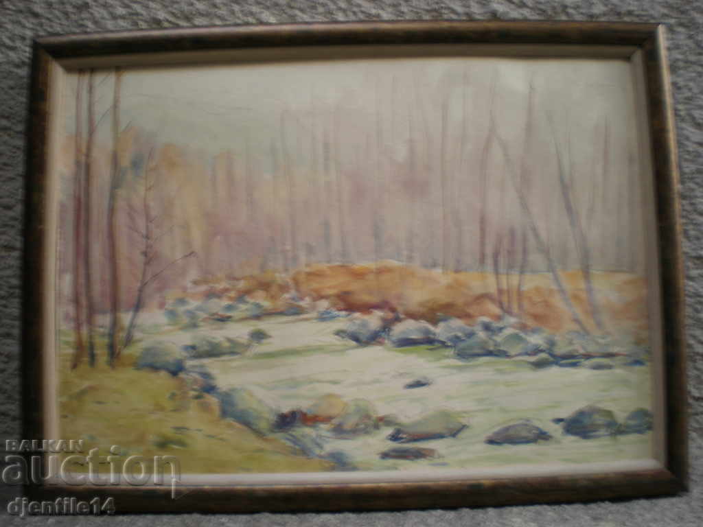Watercolor painting by Gancho Cholakov Watercolor painting by Gancho Cholakov