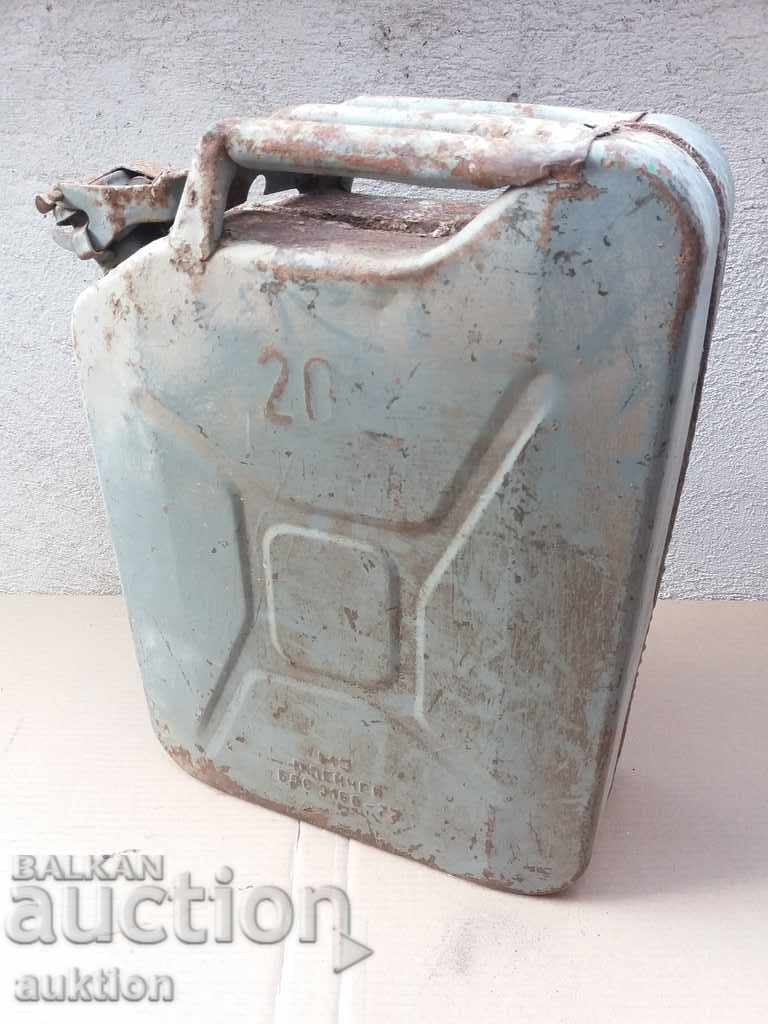 MILITARY METAL TUBE FOR FUEL - 20 LITERS with price 10.99 BGN | € 5.62 MILITARY METAL TUBE FOR FUEL - 20 LITERS with price 10.99 BGN | € 5.62