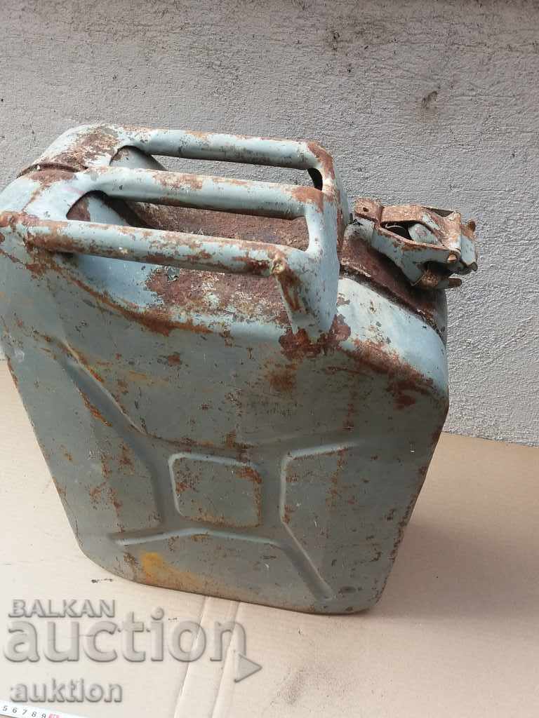 MILITARY METAL TUBE FOR FUEL - 20 LITERS - 6 MILITARY METAL TUBE FOR FUEL - 20 LITERS - 6