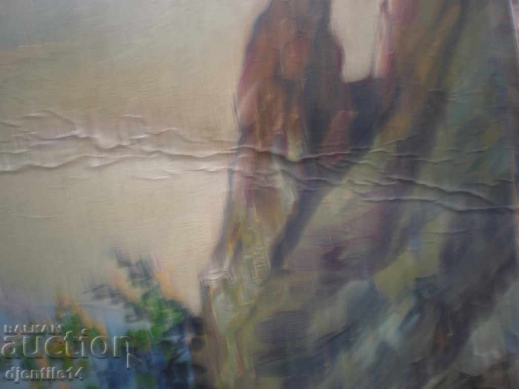 Auction Painting, oil on board, signed. Auction Painting, oil on board, signed.