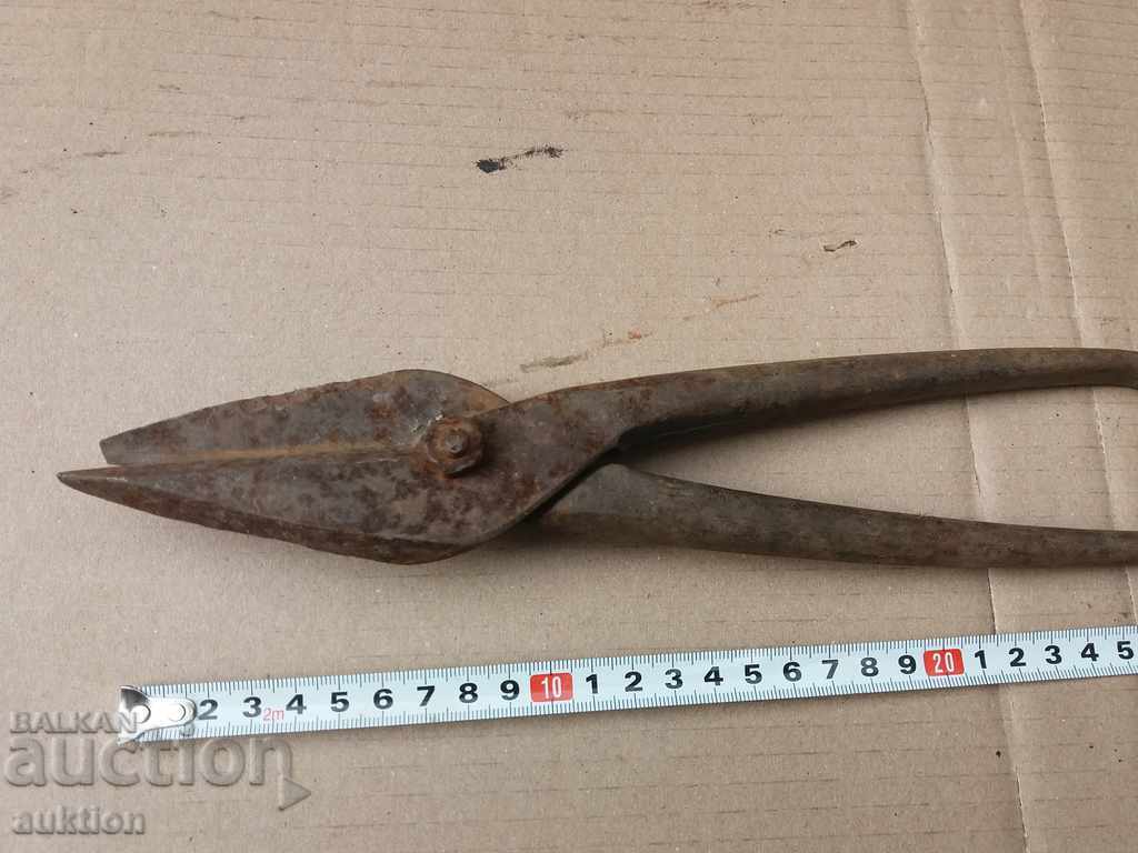 MASSIVE FORGED EXCELLENT SHEET METAL SCISSORS - 5 MASSIVE FORGED EXCELLENT SHEET METAL SCISSORS - 5