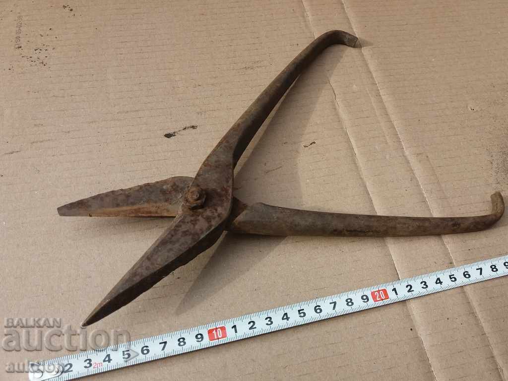 MASSIVE FORGED EXCELLENT SHEET METAL SCISSORS - 7 MASSIVE FORGED EXCELLENT SHEET METAL SCISSORS - 7