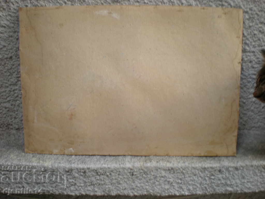 Delivery of Painting, oil on cardboard. Delivery of Painting, oil on cardboard.