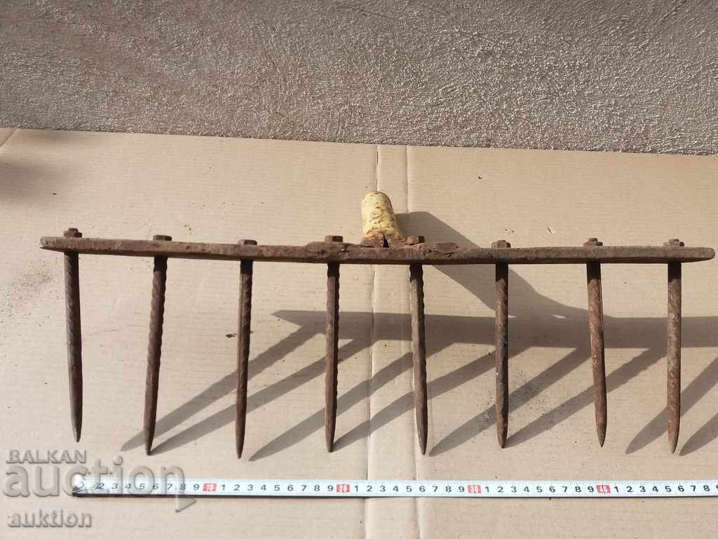 MASSIVE FORGED YARD FOR THE YARD - AGRICULTURAL BLADE - EXCELLENT - 5