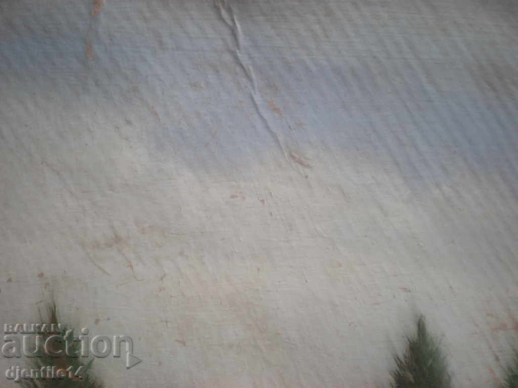 Auction Painting, oil on cardboard. Auction Painting, oil on cardboard.