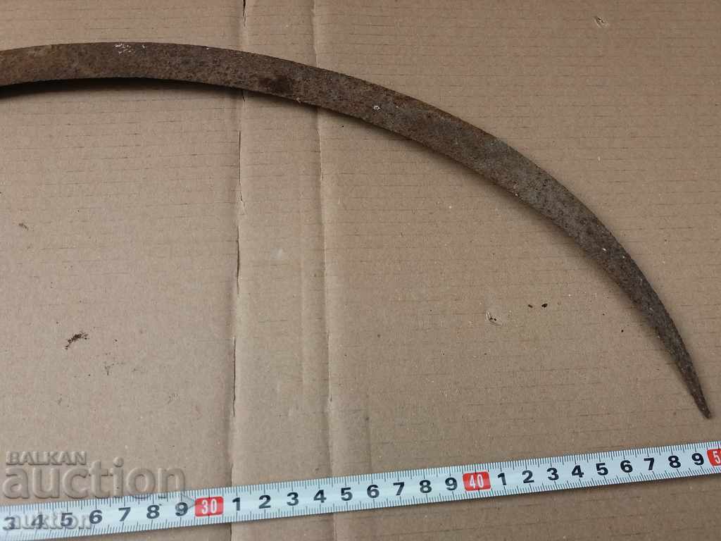 Delivery of OLD MASSIVE FORGED HARVEST SICKLE - REVIVAL