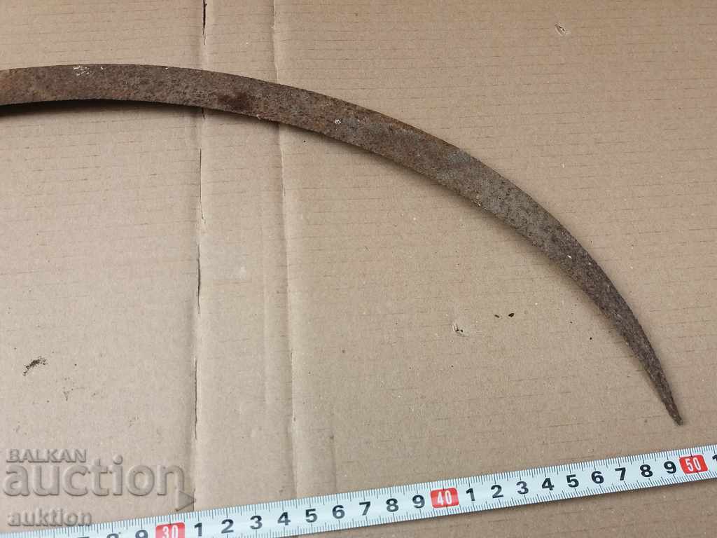 OLD MASSIVE FORGED HARVEST SICKLE - REVIVAL - 5