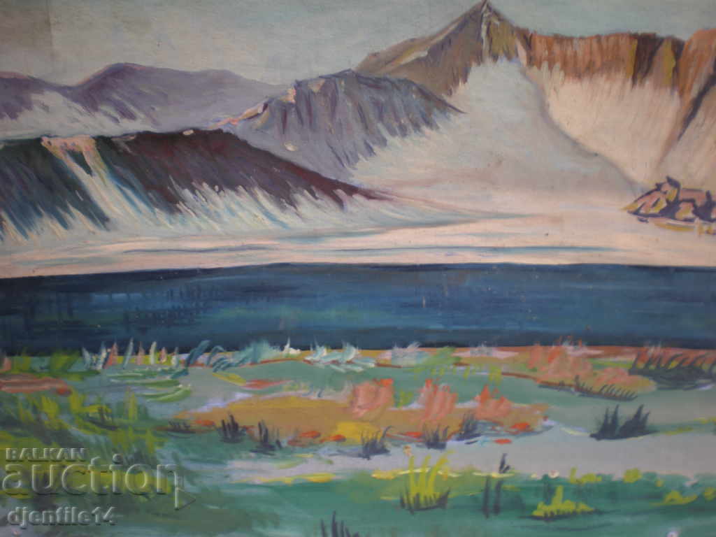 Ζωγραφική, λάδι σε χαρτόνι. με τιμή € 30.00 | 58.67 BGN