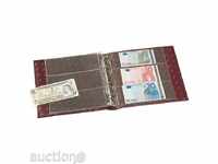 Numis banknote album with a cassette and included 20 sheets