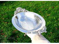Royal silver-plated bronze fruit bowl 1.3 kg.
