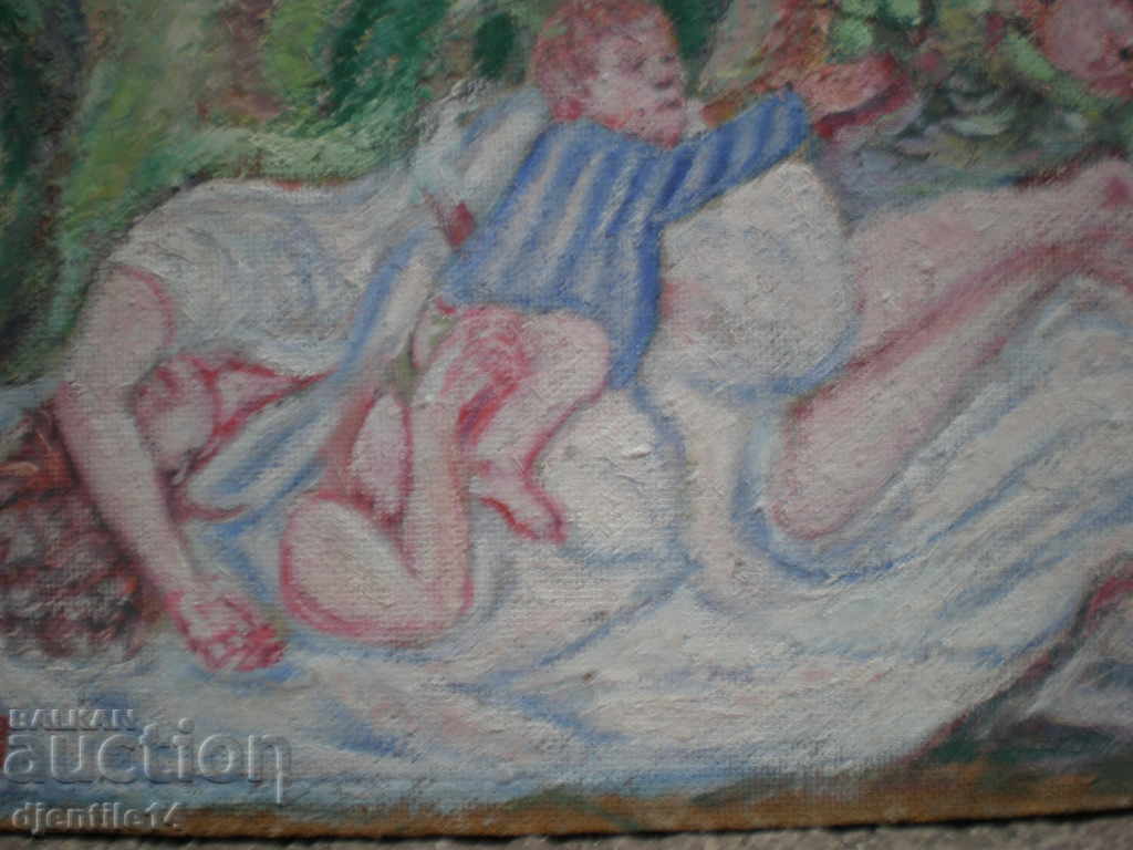 Licitație Pictură, fazer de ulei