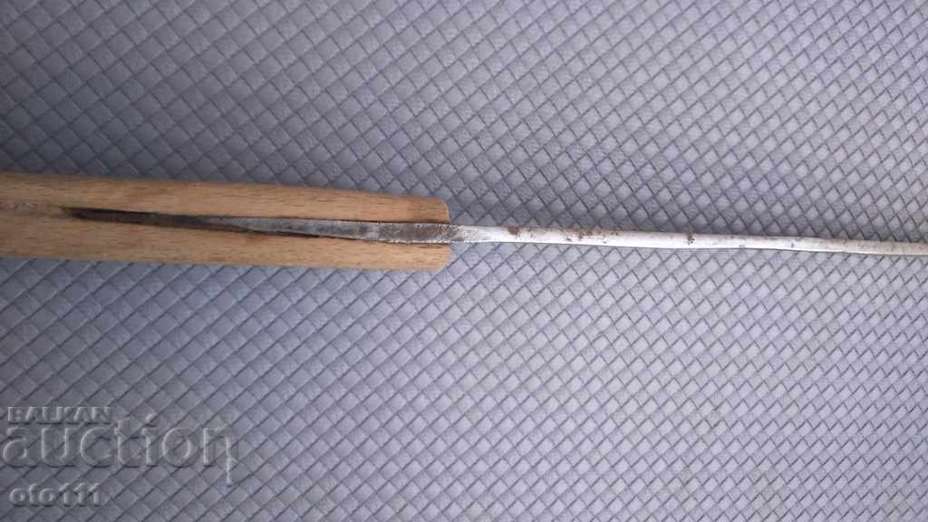 OLD LARGE, STABLE, FORGED KNIFE - 5 OLD LARGE, STABLE, FORGED KNIFE - 5