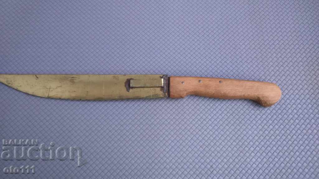 OLD LARGE, STABLE, FORGED KNIFE - 7 OLD LARGE, STABLE, FORGED KNIFE - 7