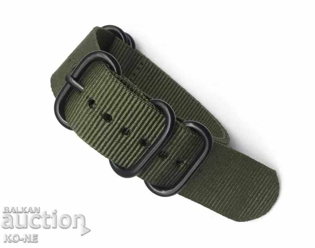 Каишка Нато 22мм с цена 17.00 лв. | € 8.69 Каишка Нато 22мм с цена 17.00 лв. | € 8.69