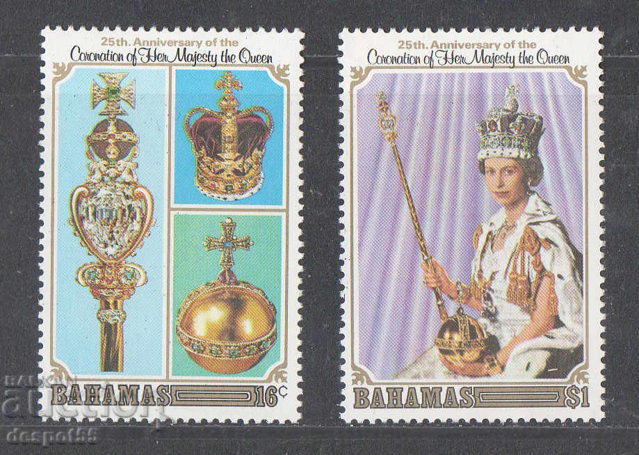 1978. Bahamas. 25 de ani de la încoronarea reginei Elisabeta a II-a.