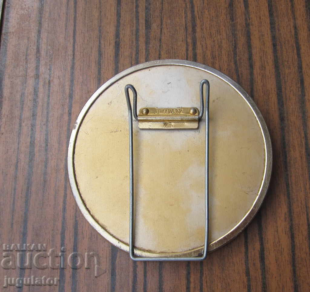 Ρώσικη σοβιετική επιτραπέζια πλάκα ανάγλυφη προτομή του Σεργκέι Γιασενίν - 5