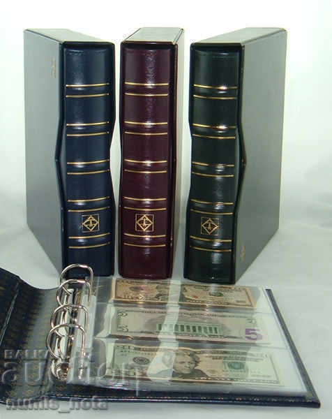 Numis banknote album with cassette and 20 sheets included with price 98.00 BGN | € 50.11