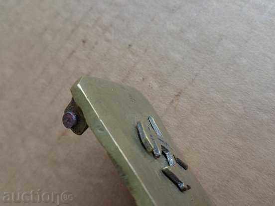 Old bronze cord, belt buckle, uniform - 6