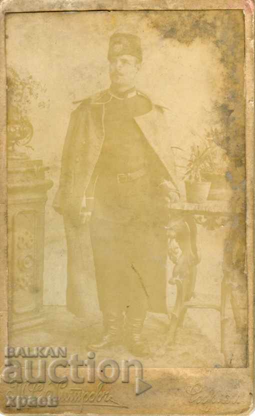 OLD PHOTOGRAPH - CARDBOARD - TOMA HITROV – SOFIA - M0760
