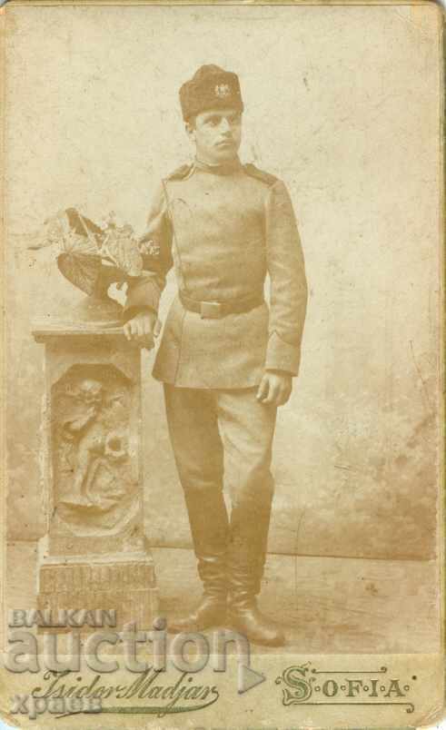 OLD PHOTOGRAPH - CARDBOARD - IZIDOR MADZHAR – SOFIA - M1094 OLD PHOTOGRAPH - CARDBOARD - IZIDOR MADZHAR – SOFIA - M1094