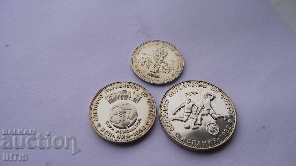 COIN-COINS-5; 10; BGN 20. 1980 World football COIN-COINS-5; 10; BGN 20. 1980 World football