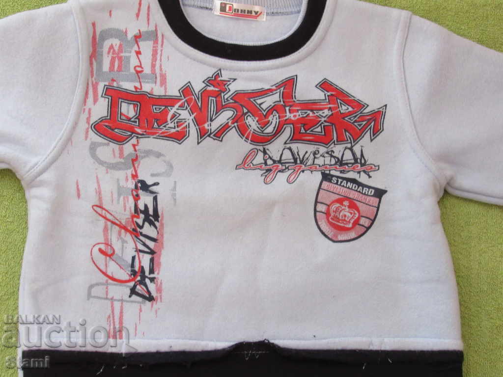 Children's blouse in blue, new, size, 98 with price 7.00 BGN | € 3.58 Children's blouse in blue, new, size, 98 with price 7.00 BGN | € 3.58