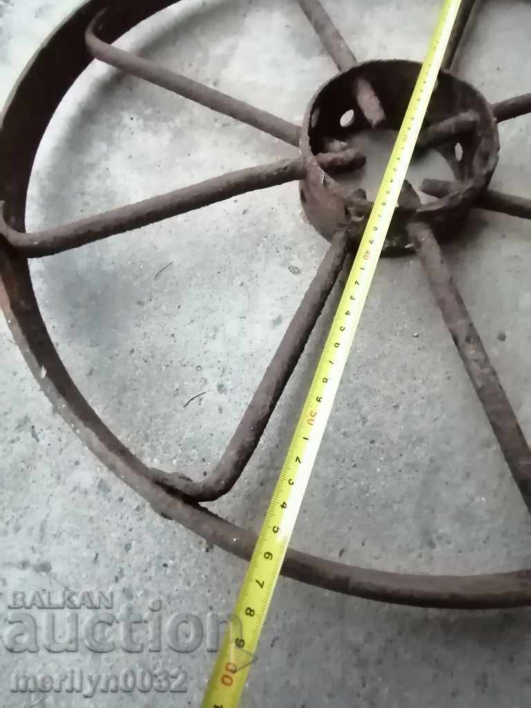 Чифт ковани колела ковано желязо - 6 Чифт ковани колела ковано желязо - 6