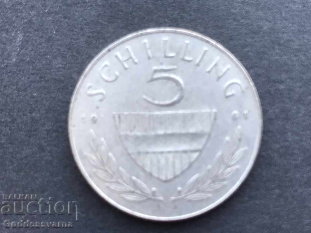 Austria 5 Shillings 198 Silver with price 3.50 BGN | € 1.79 Austria 5 Shillings 198 Silver with price 3.50 BGN | € 1.79