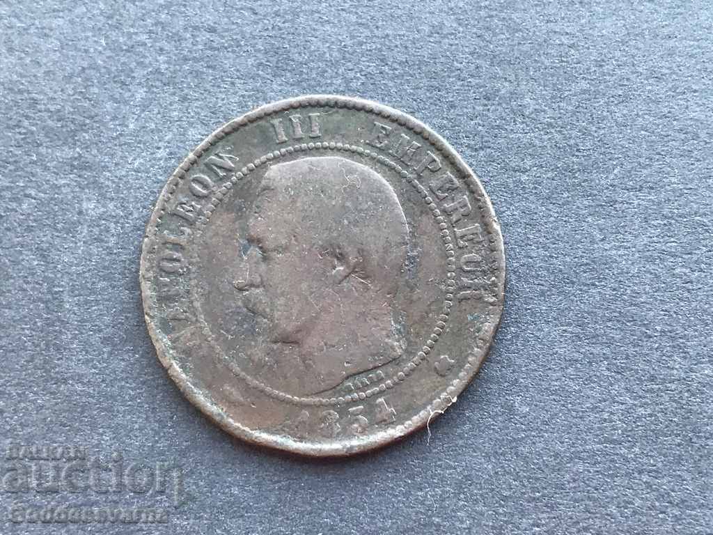 France 10 centimes 1854 with price 1.50 BGN | € 0.77 France 10 centimes 1854 with price 1.50 BGN | € 0.77