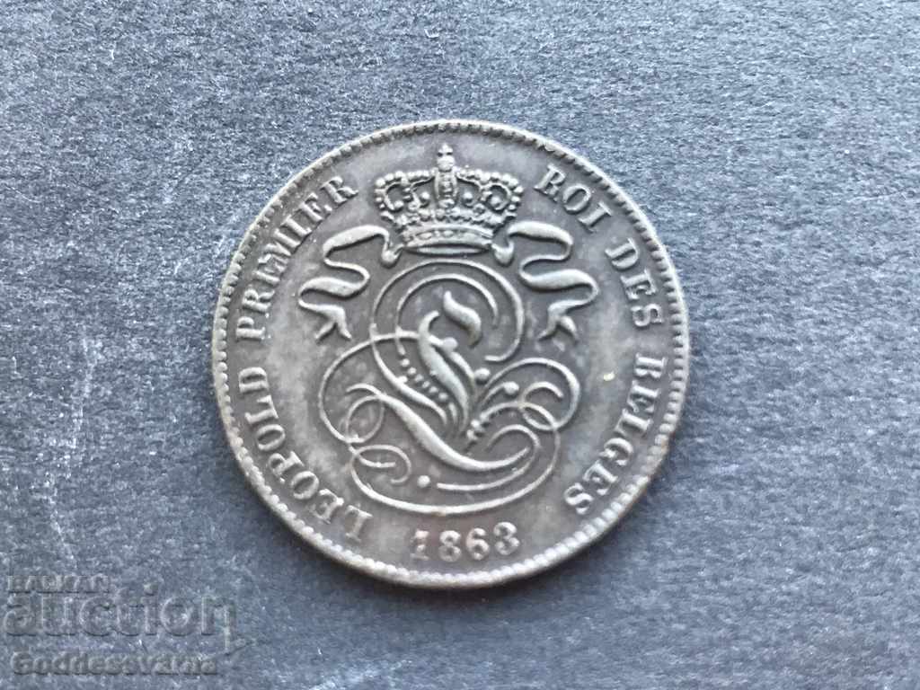 Belgium 2 Cent 1863 with price 7.50 BGN | € 3.83 Belgium 2 Cent 1863 with price 7.50 BGN | € 3.83