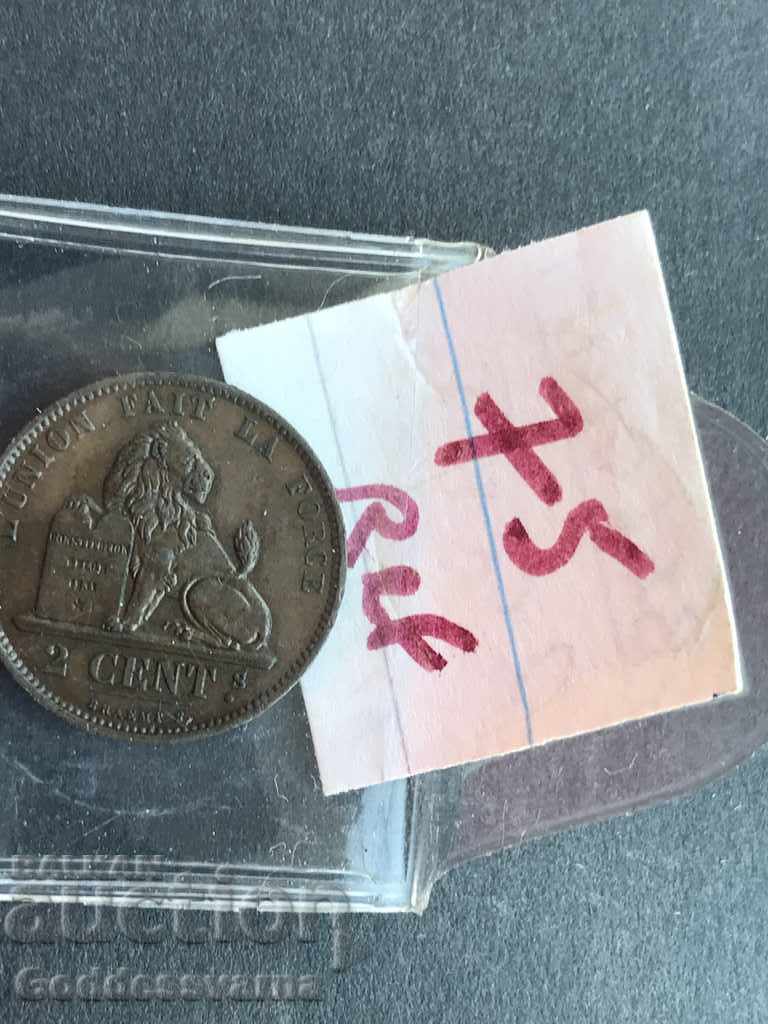 Auction Belgium 2 Cent 1875 Auction Belgium 2 Cent 1875