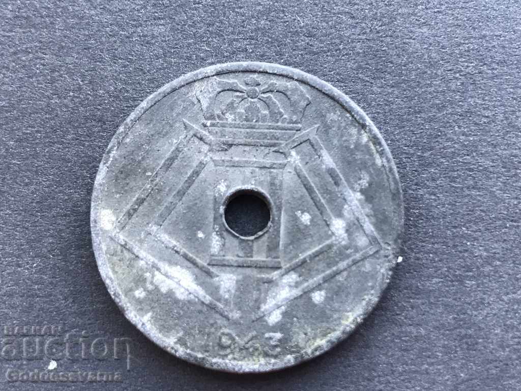 Belgium 25 Cent 1943 with price 2.00 BGN | € 1.02 Belgium 25 Cent 1943 with price 2.00 BGN | € 1.02