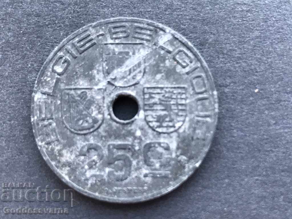 Belgium 25 Cent 1944 no 5 with price 1.00 BGN | € 0.51 Belgium 25 Cent 1944 no 5 with price 1.00 BGN | € 0.51