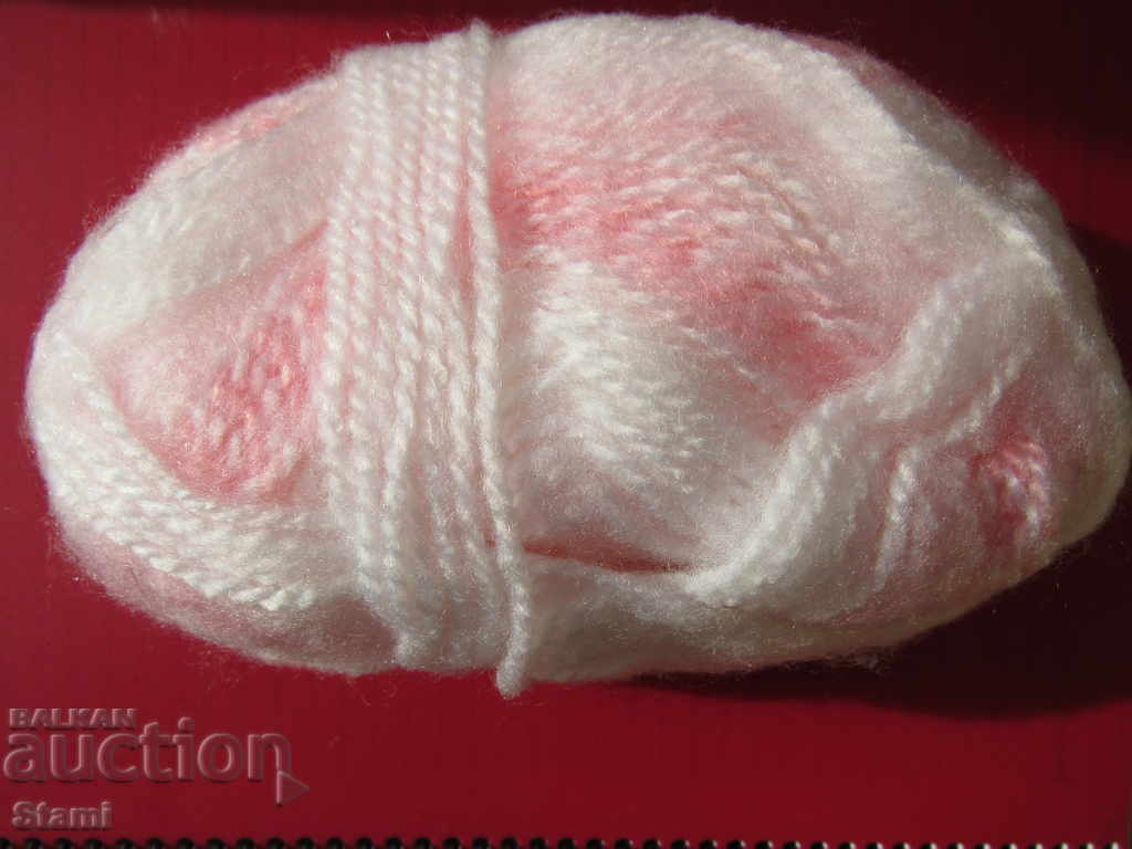 Yarn white and pink-ombre 38 grams - 5 Yarn white and pink-ombre 38 grams - 5