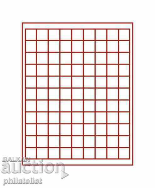 Lindner MB box in red PVC for 99 coins in capsules with price 45.00 BGN | € 23.01 Lindner MB box in red PVC for 99 coins in capsules with price 45.00 BGN | € 23.01