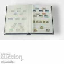 Leuchtturm албум за марки Basic 16 бели листа син цвят