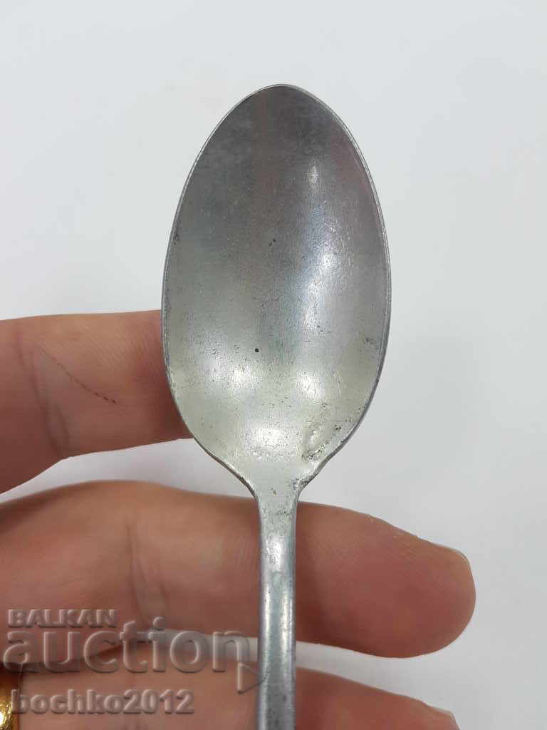 Auction Original German military aluminum spoon Auction Original German military aluminum spoon