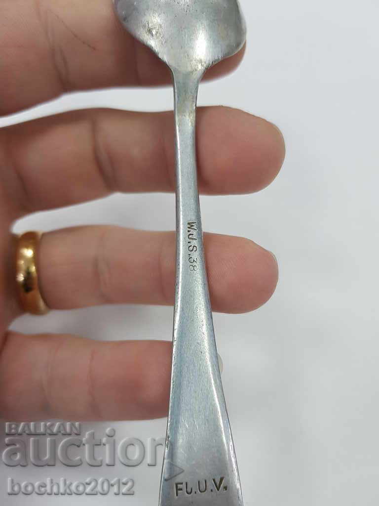 Original German military aluminum spoon - 5 Original German military aluminum spoon - 5