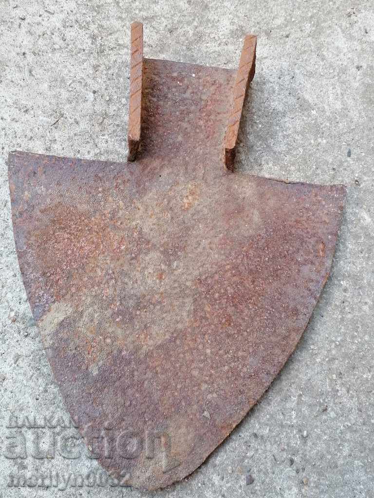 Old forged plow with engravings, plow, harrow - 5 Old forged plow with engravings, plow, harrow - 5