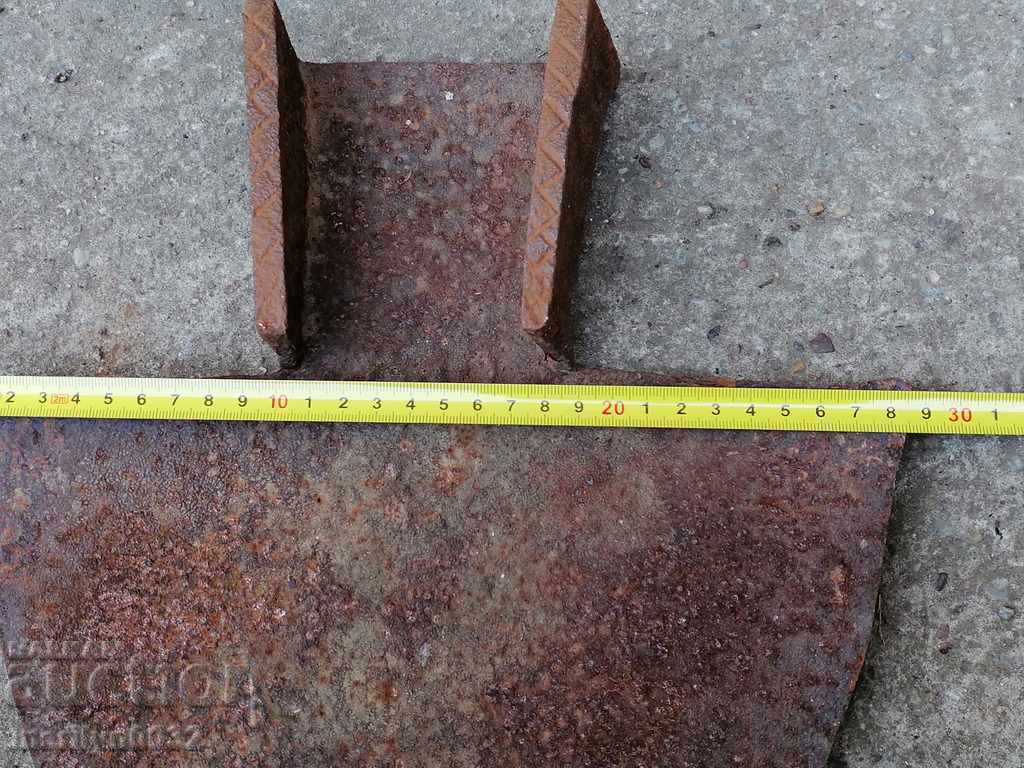 Old forged plow with engravings, plow, harrow - 7 Old forged plow with engravings, plow, harrow - 7