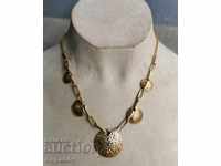 Gilded Silver 925 Necklace Thailand Wrought