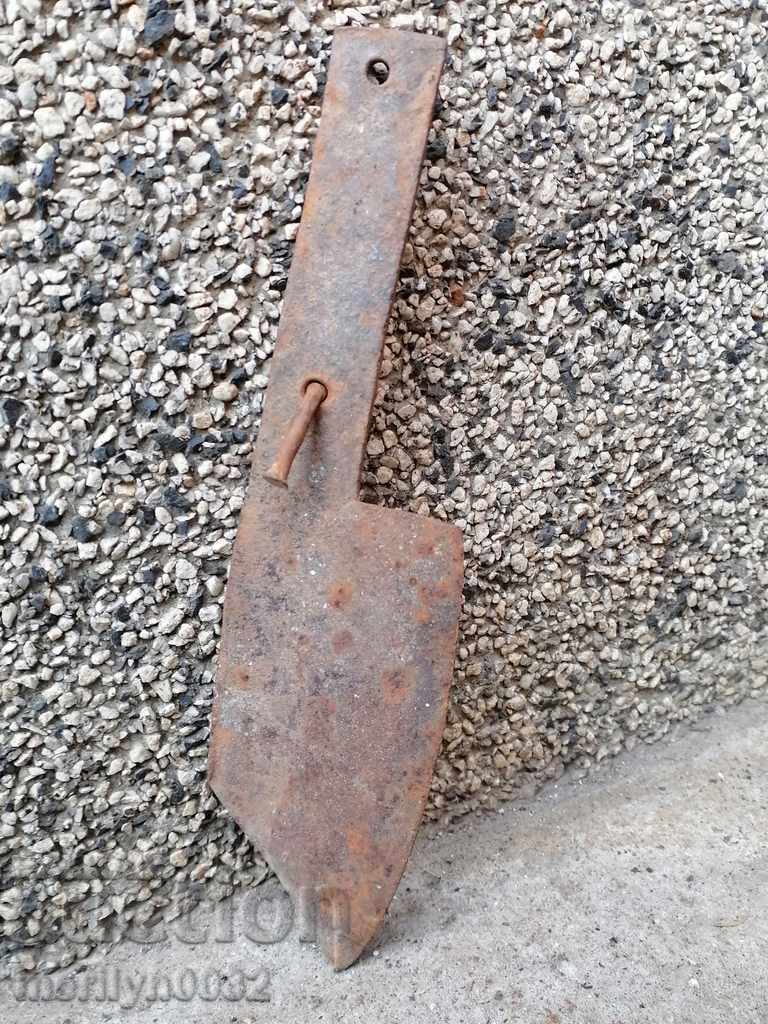 Auction Old forged saber, ax, pole, blade, wrought iron Auction Old forged saber, ax, pole, blade, wrought iron