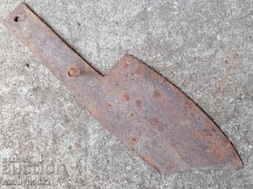 Old forged saber, ax, pole, blade, wrought iron - 5 Old forged saber, ax, pole, blade, wrought iron - 5